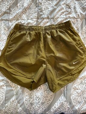 Nike Olive Athletic Dri-FIT Shorts